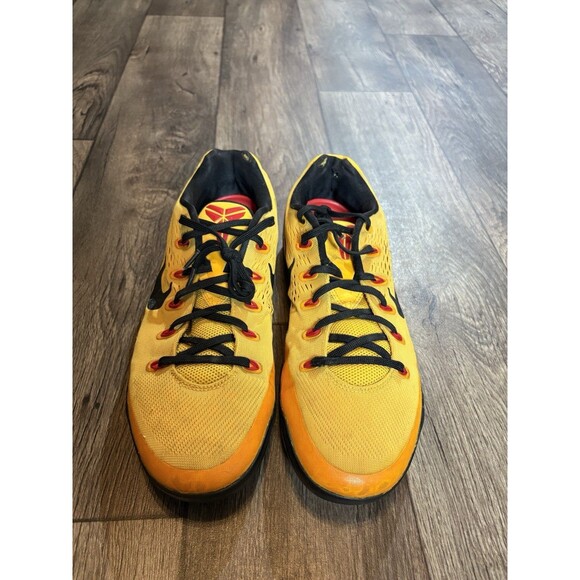 Nike Kobe IX 9 EM Bruce Lee Gold 2014 646701-700 basketball Shoes Men’s Size 13 - Picture 1 of 7
